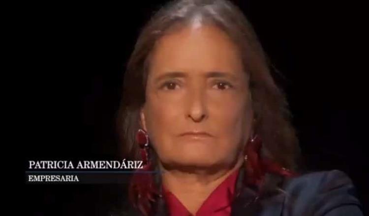 AMLO “se está quedando solo e incomprendido”: Patricia Armendáriz