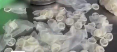 Decomisan 324 mil condones usados que pretendían ser revendidos en Vietnam