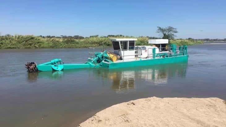 Confía gobierno en que desazolve del Macayo ayude a evitar inundaciones en zonas bajas de Tabasco