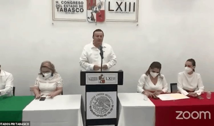 Presenta bancada del PRI en Tabasco su segundo informe de actividades legislativas