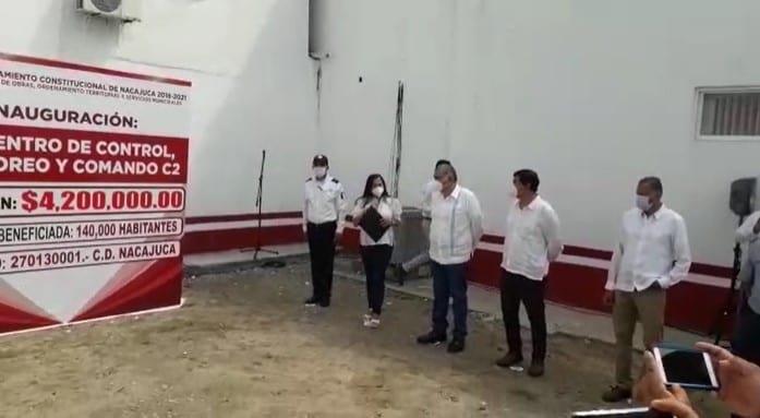 Inauguran C2 en Nacajuca; cuenta con 67 cámaras de seguridad 