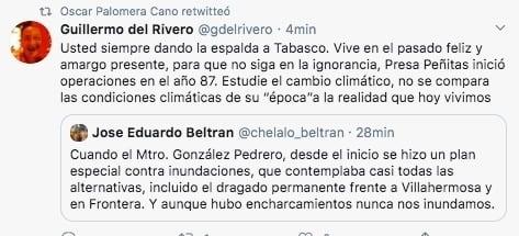 Estudie el cambio climático para que no siga en la ignorancia, pide Guillermo del Rivero a ‘Chelalo’ Beltrán