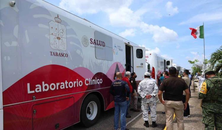 Participa Tabasco con caravanas de la salud en operativo de vigilancia en la frontera sur ante posible llegada de migrantes