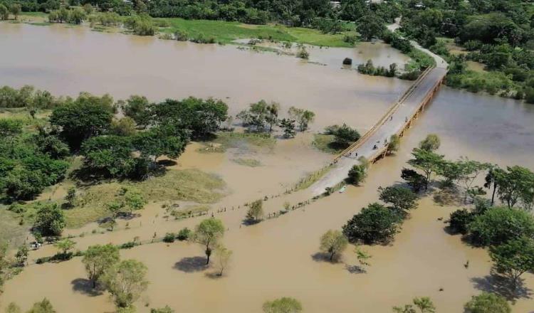 Realizan autoridades sobrevuelo para evaluar daños ante frentes fríos 4 y 5