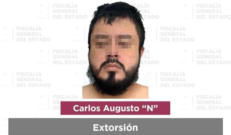 Detienen a sujeto acusado de extorsión en una plaza comercial en Villahermosa