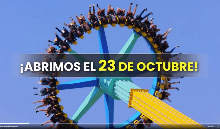 Anuncia Six Flags reapertura a partir del próximo 23 de octubre