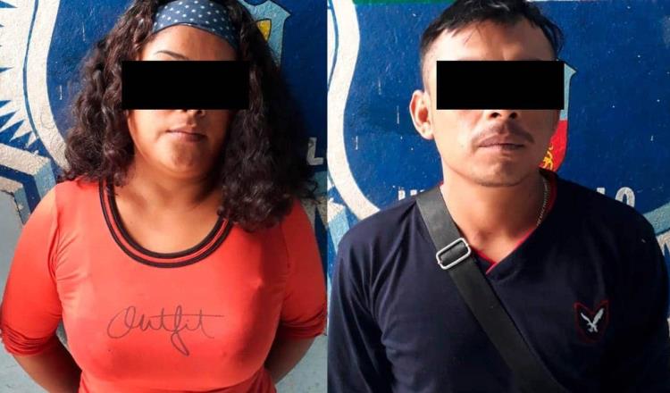 Detienen a pareja acusada de privación Ilegal de la libertad… en Huimanguillo