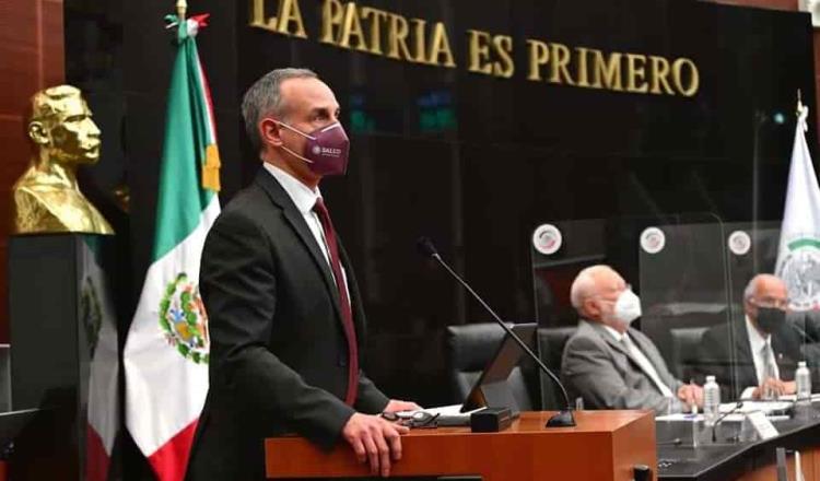 Senadores abandonan comparecencia de López-Gatell