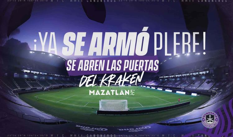 ‘El Kraken’ abrirá con 30% de aforo, ventila el Mazatlán FC