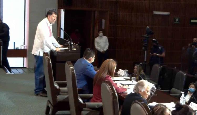 Reprocha Noroña a Sánchez Cordero su intervención en la elección de la Mesa Directiva de la Cámara de Diputados