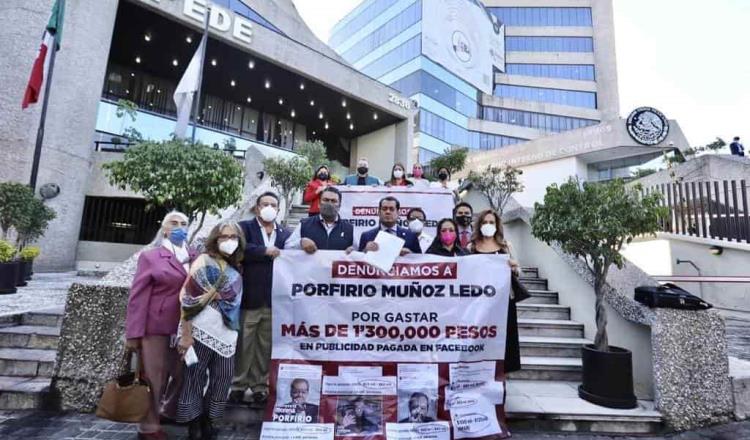 Denuncian ante la FEDE a Muñoz Ledo, por gasto de más de un millón de pesos en Facebook
