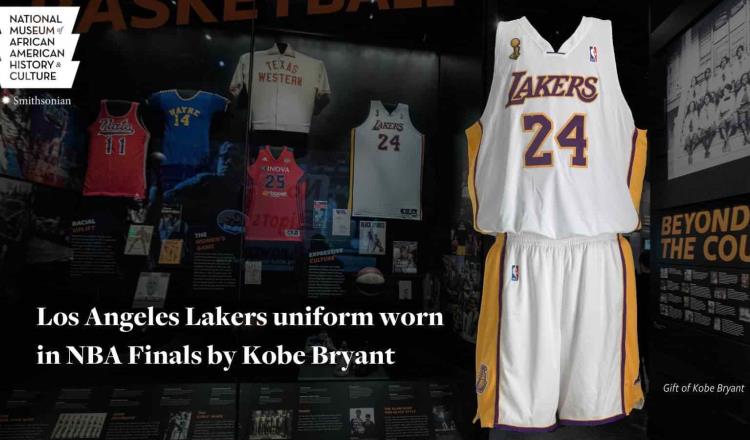 Museo de Washington incluye jersey de Kobe Bryant en colección