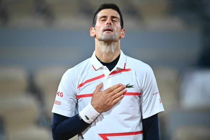 Djokovic, frustrado por no ganar en Estados Unidos y Francia este 2020