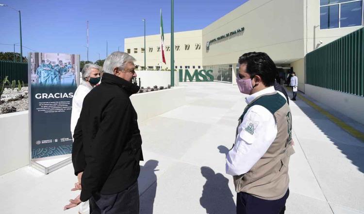 Inaugura Obrador hospital de Especialidades en Acuña, Coahuila, que se encontraba inconcluso