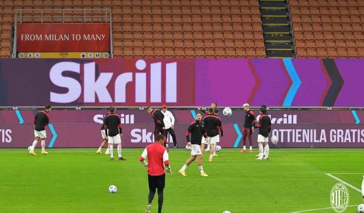AC Milan reporta cinco contagios previo a enfrentar a la Roma