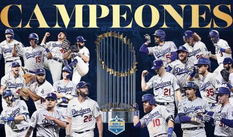 ¡Dodgers, Campeones de la Serie Mundial!