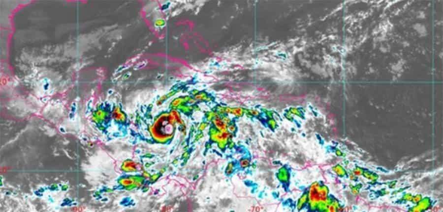 ‘Eta’ se convertirá en huracán y golpeará las costas de Nicaragua y Honduras