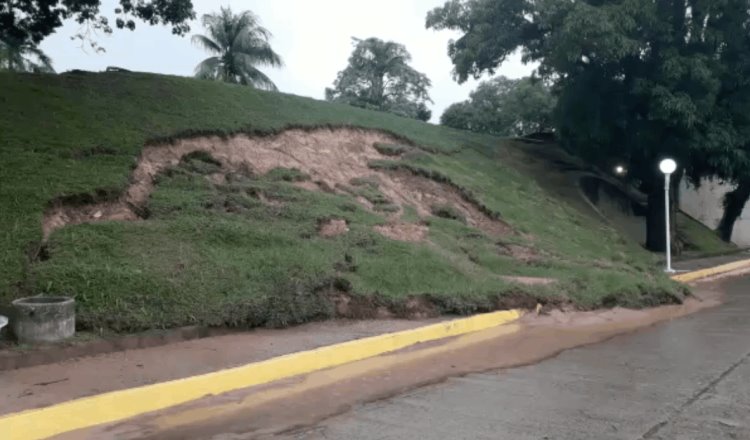 Lluvias deslavan las “cerritos” del Parque Tomás Garrido