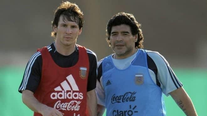 “Diego, toda la fuerza del mundo”: Messi a Maradona