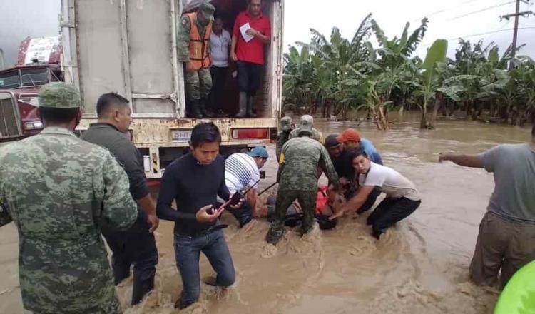 No descarta Protección Civil llegar a los 100 mil afectados por inundaciones