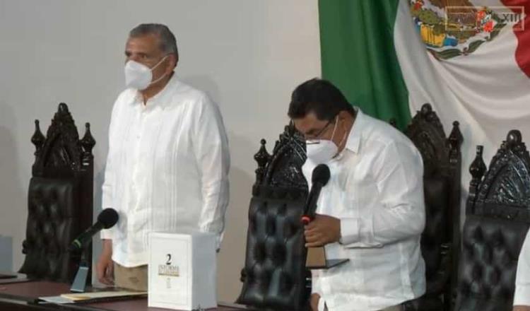 Entrega Adán Augusto López 2do Informe de Gobierno al Congreso local