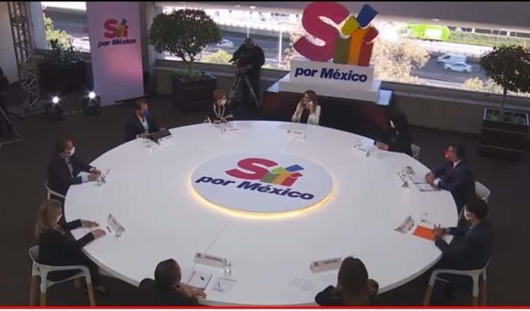 “Sí por México” acuerda alianza con PRI, PAN y PRD rumbo al 2021