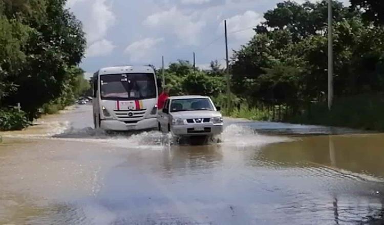 Reportan restablecimiento del paso para todo vehículo en la carretera Villahermosa-Nacajuca