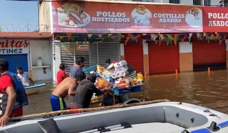 Saquean tiendas en Gaviotas Sur tras inundaciones; detienen a 8