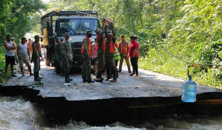 Inundaciones provocan deslave en carreteras de Jalapa y deja incomunicadas a comunidades