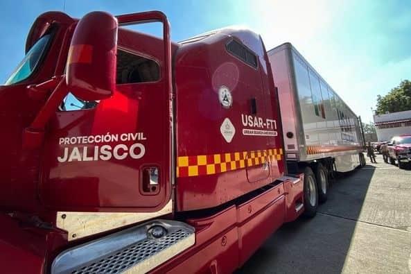 Envía Jalisco 35 elementos de Protección Civil para ayudar a Tabasco y Chiapas en las labores de rescate