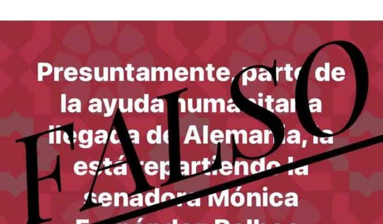 Denuncia Mónica Fernández a propagador de información falsa sobre su persona