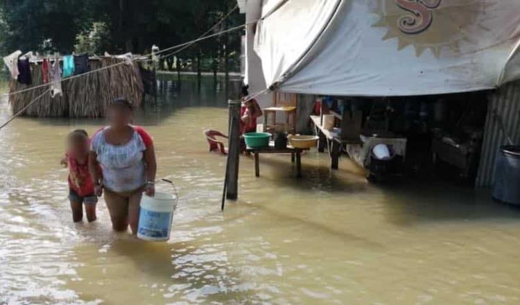 Contabiliza Balancán 29 comunidades anegadas por desbordamiento del río Usumacinta