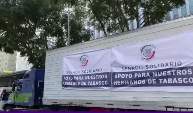 Envía Senado 42 toneladas de ayuda humanitaria para damnificados de  Tabasco y Chiapas 