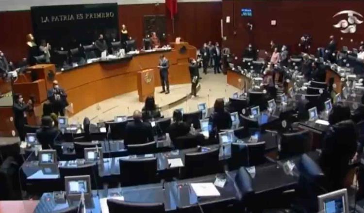 Senadores guardan un minuto de silencio por fallecimiento de hermana de AMLO