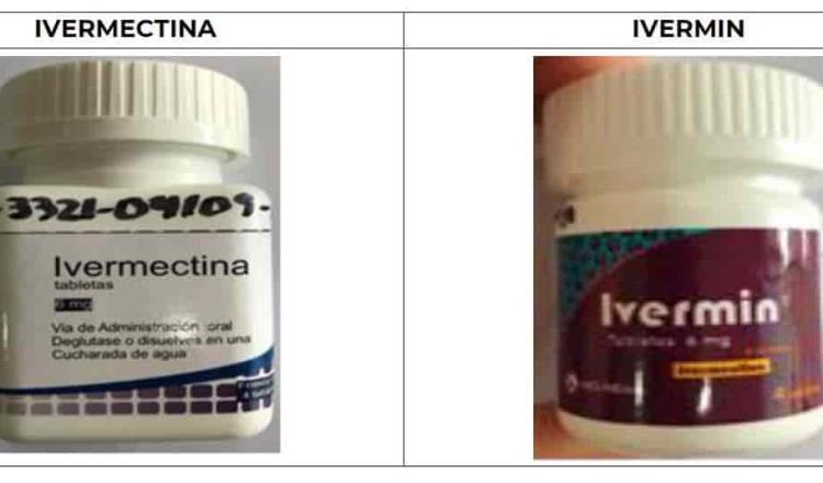 Alerta Cofepris sobre comercialización ilegal de medicamentos falsificados Ivermectina e Ivermin