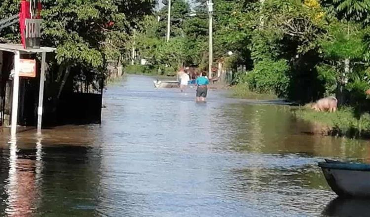 Advierten afectaciones en zona de los Ríos por aumento en niveles del Usumacinta y San Pedro