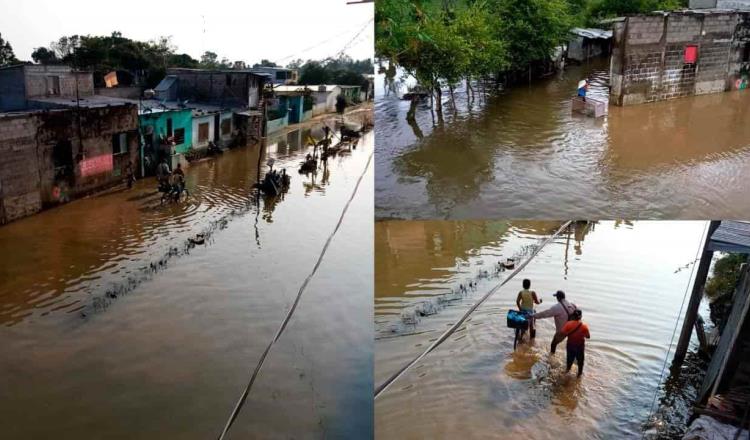 Urgen en Jahuacapa reparar cárcamo y camellón para evitar más inundaciones; van 7 ocasiones en dos meses