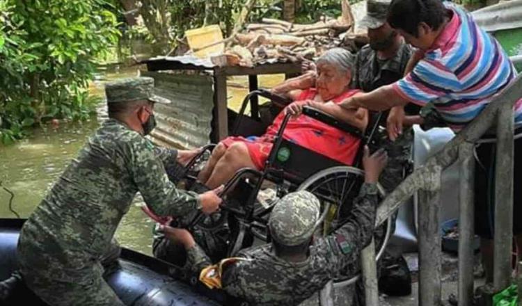 Proponen en Congreso Tabasqueño reconocimiento público a fuerzas armadas por su apoyo en inundaciones