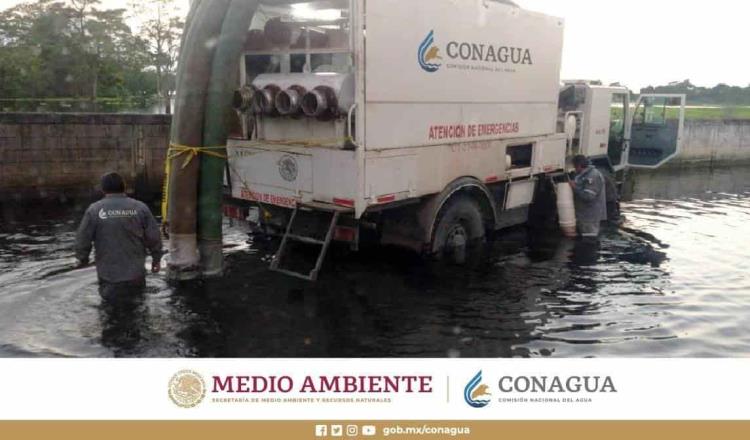 Instala CONAGUA equipo especializado en El Castaño, Macuspana para agilizar bombeo de agua