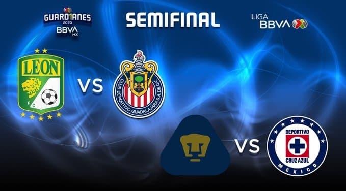 León vs Chivas y Pumas vs Cruz Azul, las Semifinales de la Liguilla MX