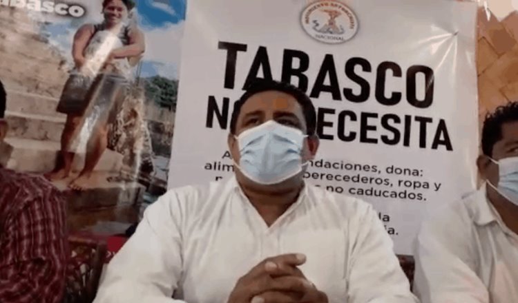Convocan Antorchistas a formar un frente contra las inundaciones en Tabasco