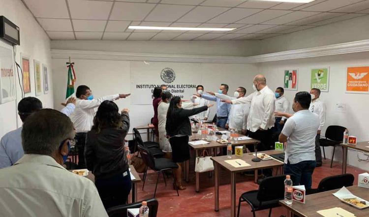 Instala INE los seis Consejos Distritales de Tabasco para la elección del 6 de junio