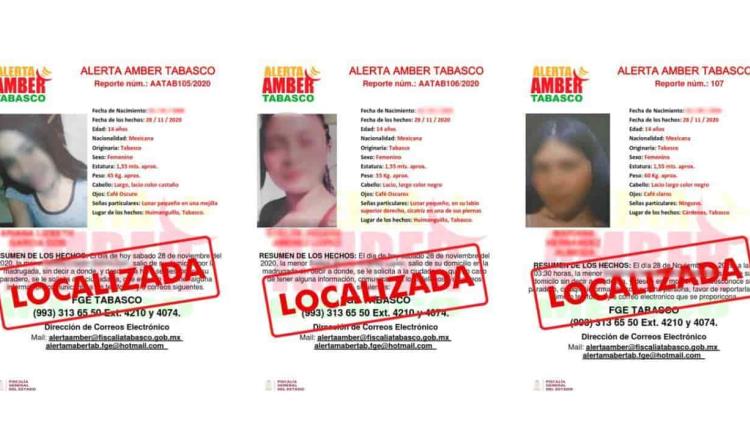 Localizan en Monterrey a tres adolescentes tabasqueñas “desaparecidas”; se fueron de sus casas por voluntad propia