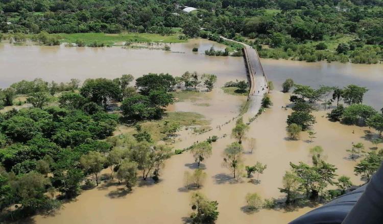 Dispone Finanzas bolsa de 11 mdp para rescate de campo por inundaciones