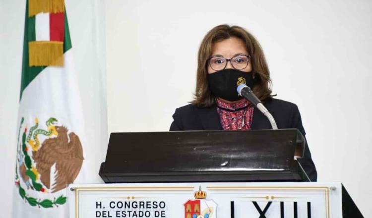 Comparece Egla Cornelio ante el Congreso local; afirma que pese a la pandemia, la educación no se ha detenido