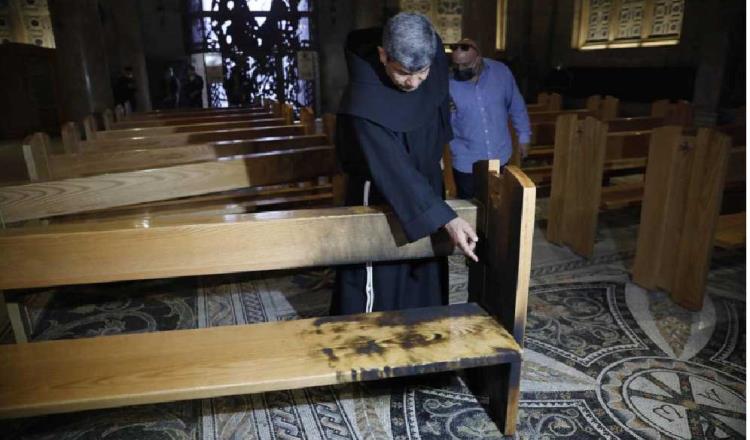 Sujeto intenta prenderle fuego  a la iglesia de Getsemaní en Jerusalén 