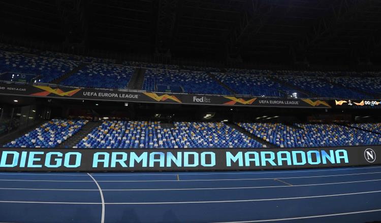Renombran Estadio del Napoli como “Diego Armando Maradona”