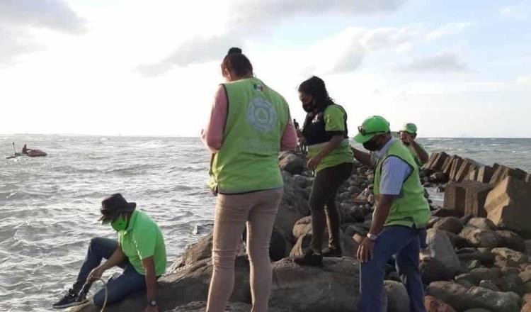 Rescatan último cuerpo de tres menores que se ahogaron en playas de Veracruz 