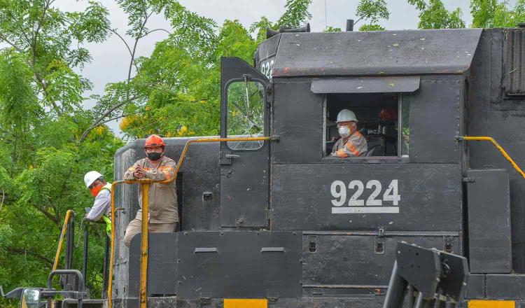 Suspensión de la obra del Tren Maya en Campeche tiene intereses político-electorales, acusa AMLO