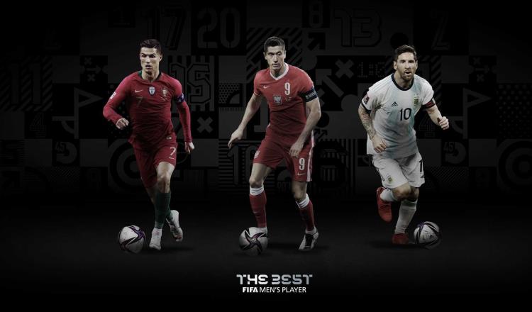 Messi, CR7 y Lewandowski, candidatos a The Best